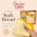 Hachimi Soft Bread Squishy | Ultra Soft & Slow-Rising | Light Bakery Scent