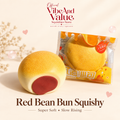 Red Bean Bun Squishy – Super Soft Slow Rising Anpan Bread Squishy (Buttery Scent)