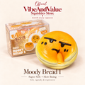 Moody Bread Squishy – Super Soft Slow Rising Expression Bread Squishy | 2 Designs (Scented)