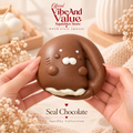 Seal Chocolate Squishy – Super Soft Slow Rising Chocolate Seal Sensory Toy, Stress Relief Fidget Squishy & Collectible (Chocolate scent)