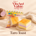 Moozy Taro Toast Squishy – Soft Slow Rising Taro Cream Sandwich Bread Squishy
